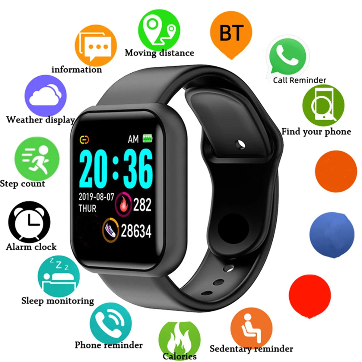 High tech Fitness smart watch