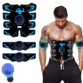 USB Rechargeable EMS Muscle Stimulator Abs Arms 3 in 1 Training Pad Wireless Smart Fitness Abdominal Trainer Body Slimming